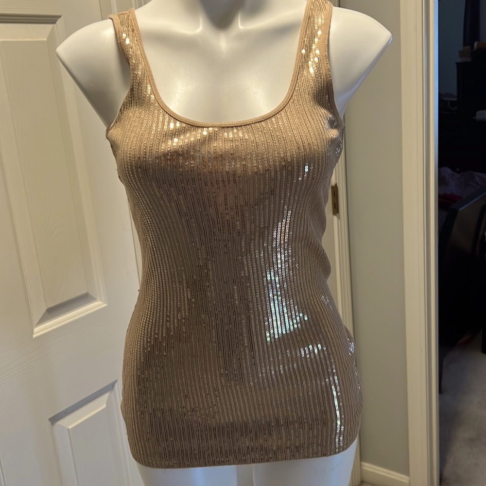 Hold sequined tank